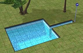 Créer un tobogan dans les Sims 2