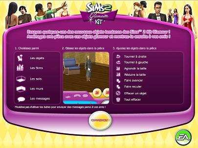 Les Sims 2 Glamour Kit : Mini-jeu