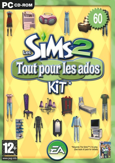 Boitier Sims 2 : Kit Tout pour les ados