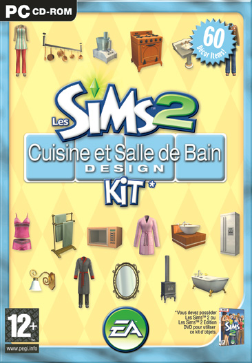 Boitier sims 2 : Cuisine et Salle de bain Design Kit