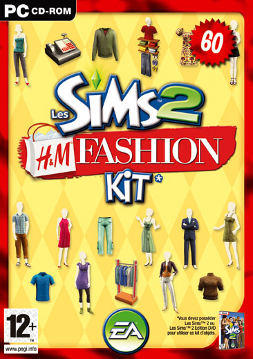 Boitier sims 2 H&M fashion kit